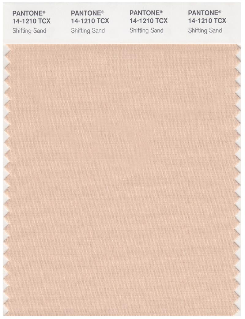 Pantone Smart 14-1210 TCX Color Swatch Card | Shifting Sand 