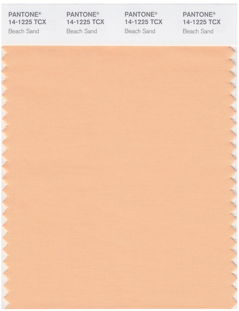 Pantone Smart 14-1225 TCX Color Swatch Card | Beach Sand 