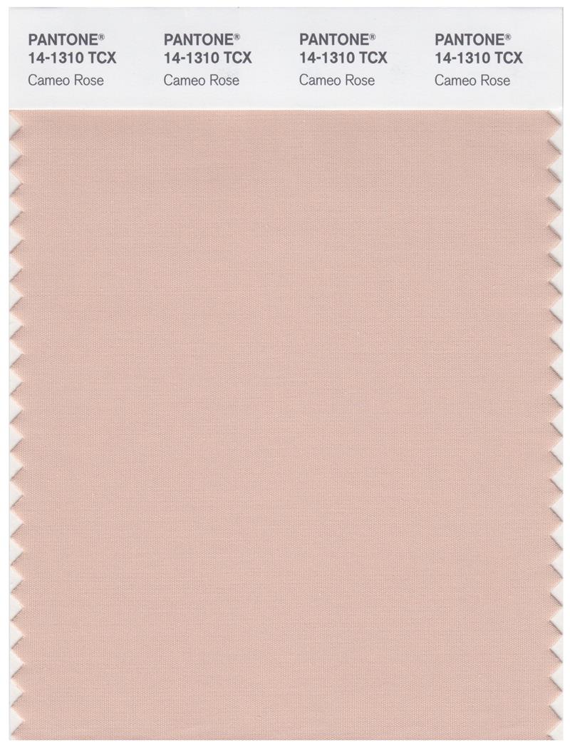 Pantone Smart 14-1310 TCX Color Swatch Card | Cameo Rose 