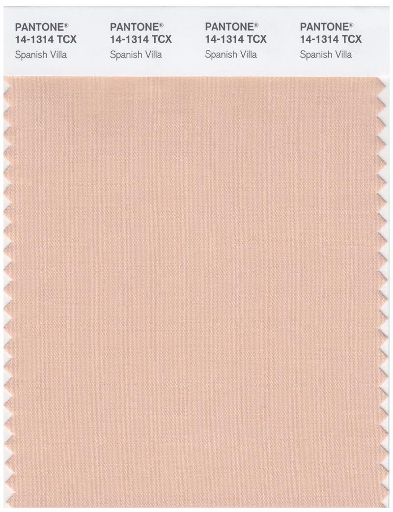 Pantone Smart 14-1314 TCX Color Swatch Card | Spanish Villa 