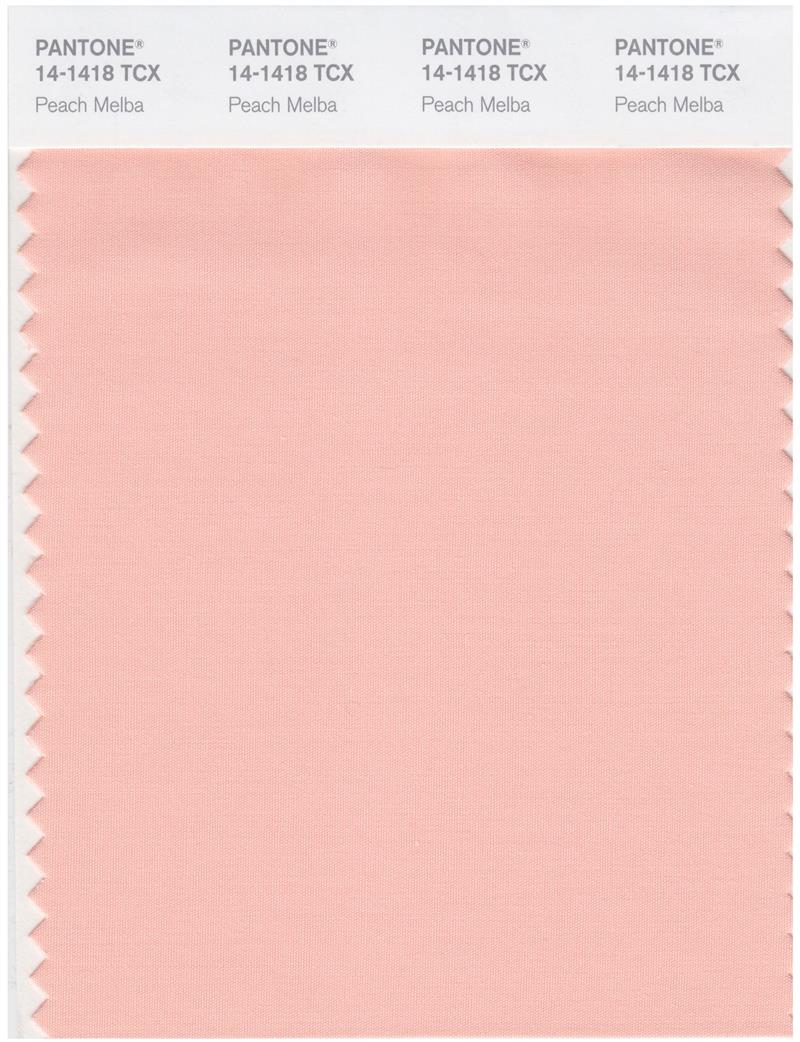 Pantone Smart 14-1418 TCX Color Swatch Card | Peach Melba 