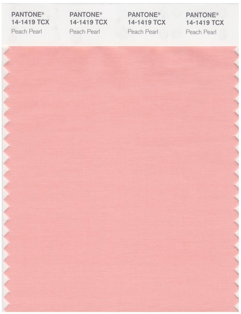 Pantone Smart 14-1419 TCX Color Swatch Card | Peach Pearl 