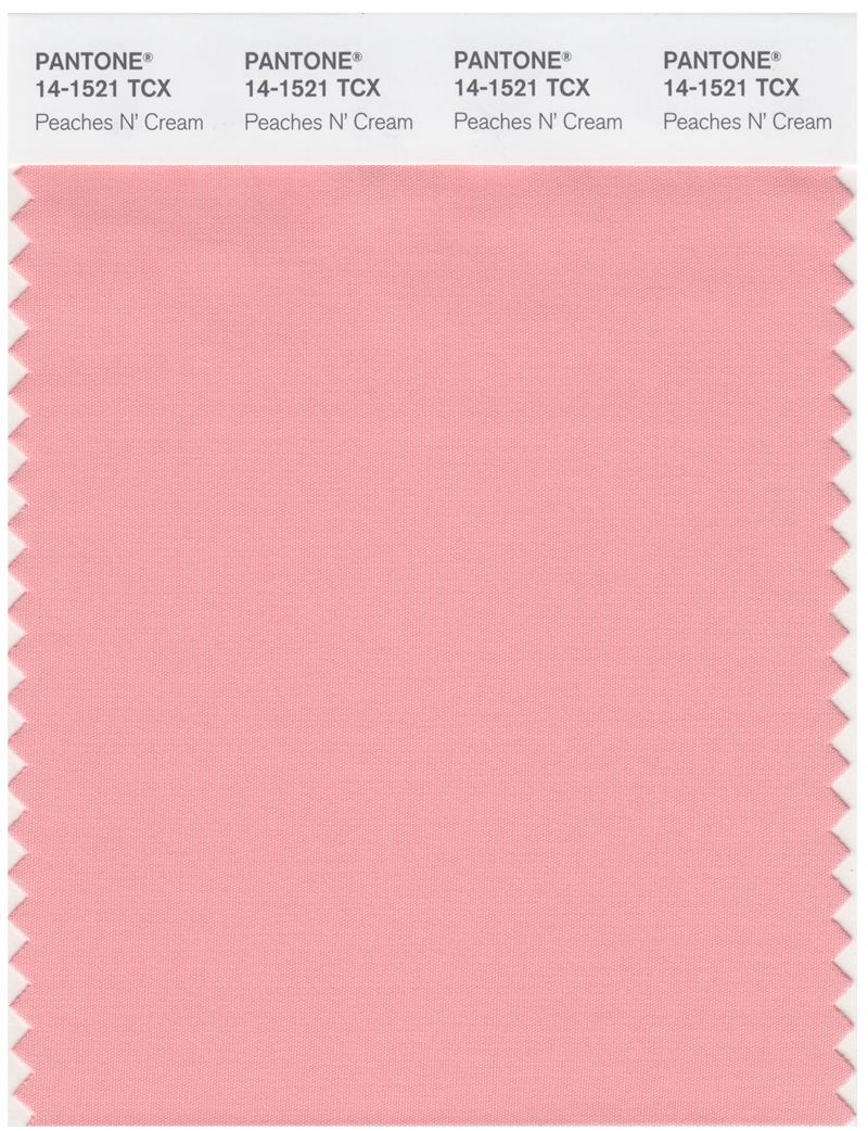 Pantone Smart 14-1521 TCX Color Swatch Card | Peaches N'Cream 