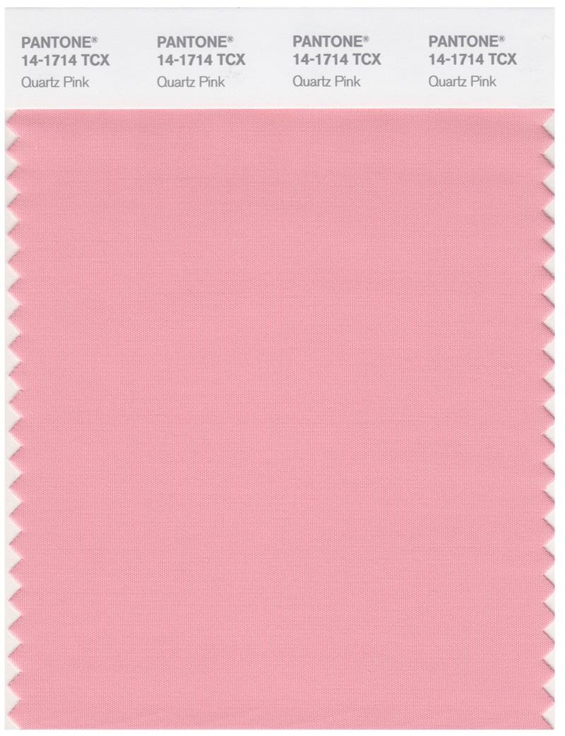 Pantone Smart 14-1714 TCX Color Swatch Card | Quartz Pink 