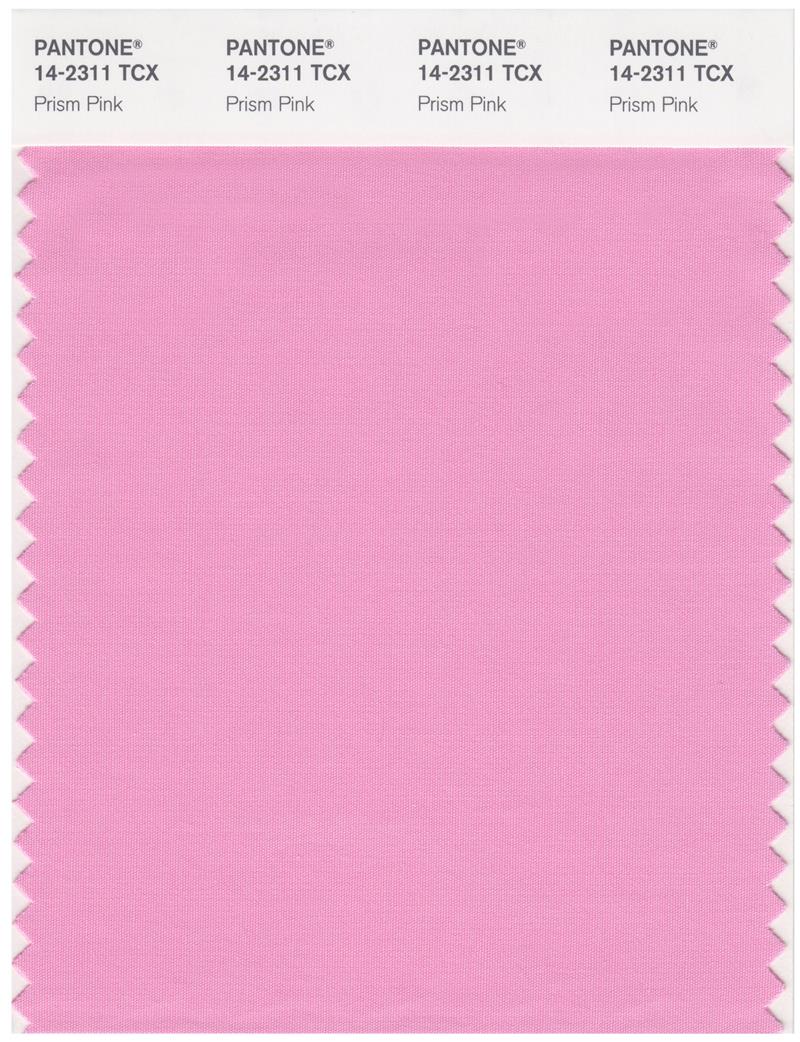 Pantone Smart 14-2311 TCX Color Swatch Card | Prism Pink 