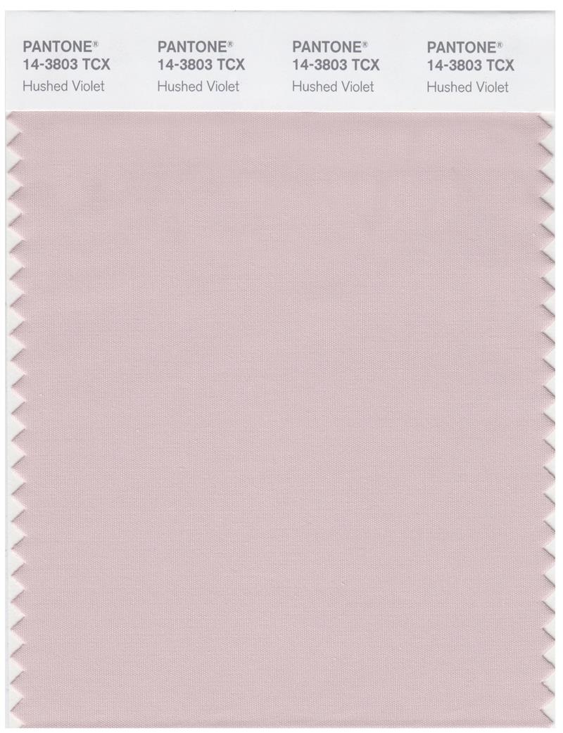 Pantone Smart 14-3803 TCX Color Swatch Card | Hushed Violet 