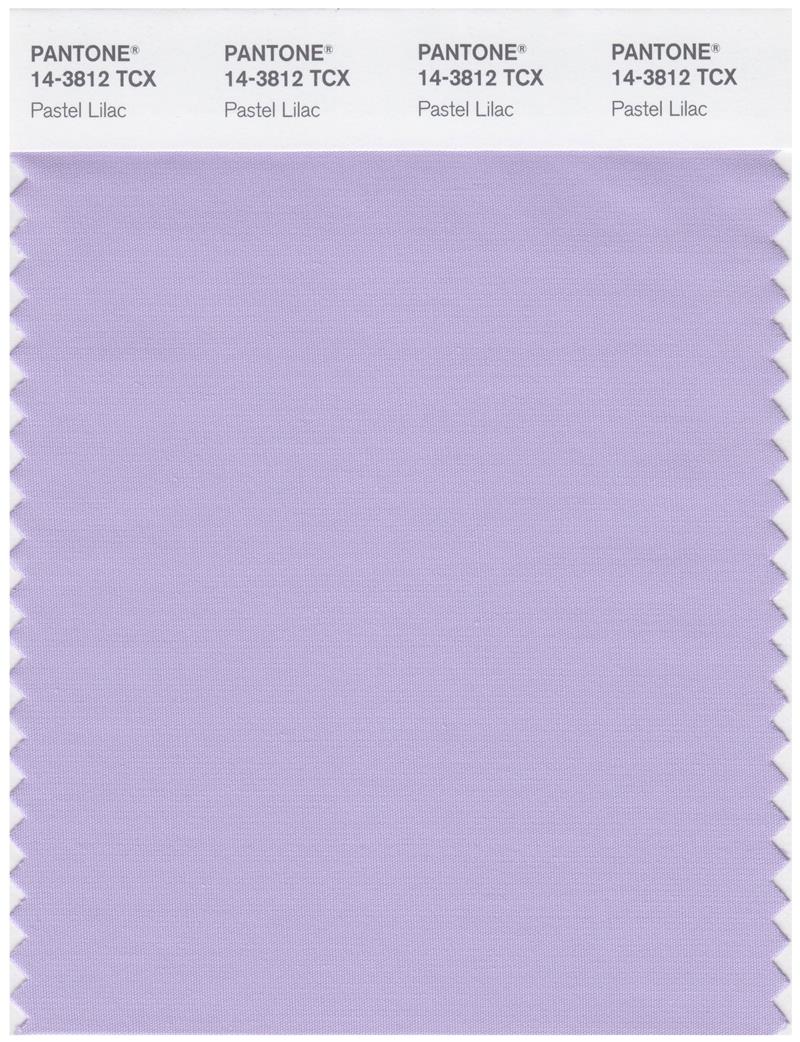 Pantone Smart 14-3812 TCX Color Swatch Card | Pastel Lilac 