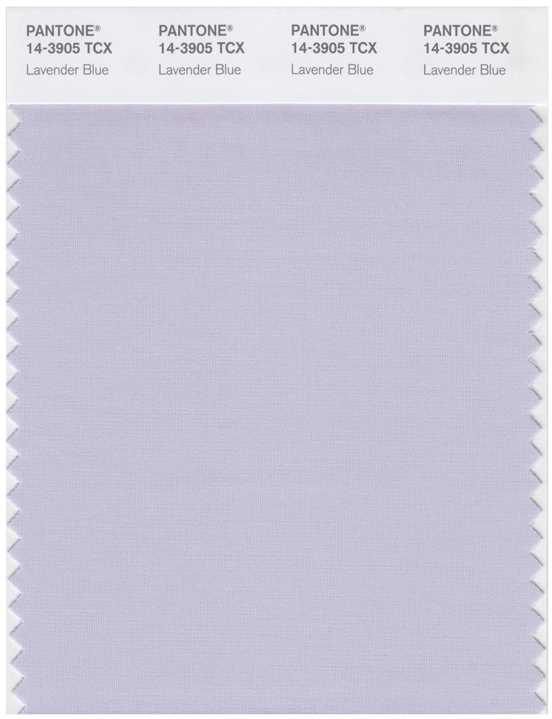 Pantone Smart 14-3905 TCX Color Swatch Card | Lavender Blue 