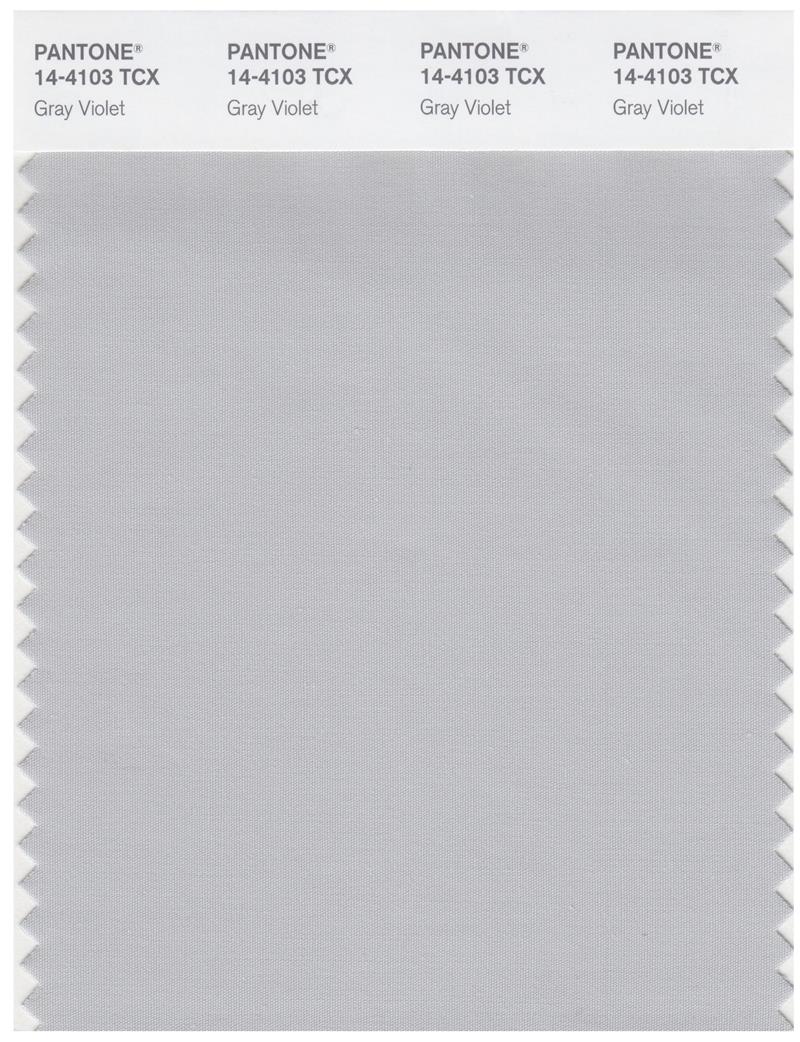 Pantone Smart 14-4103 TCX Color Swatch Card | Gray Violet 