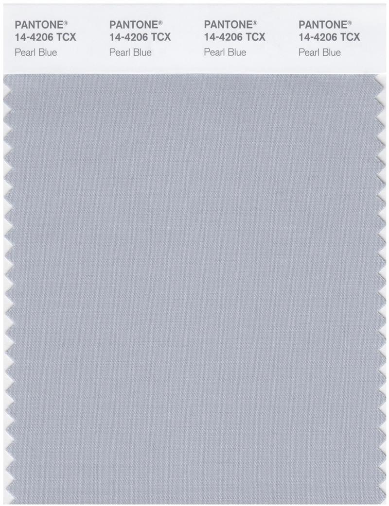 Pantone Smart 14-4206 TCX Color Swatch Card | Pearl Blue 