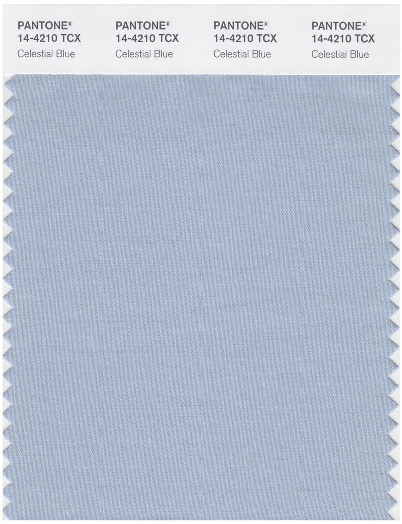 Pantone Smart 14-4210 TCX Color Swatch Card | Celestia Blue 