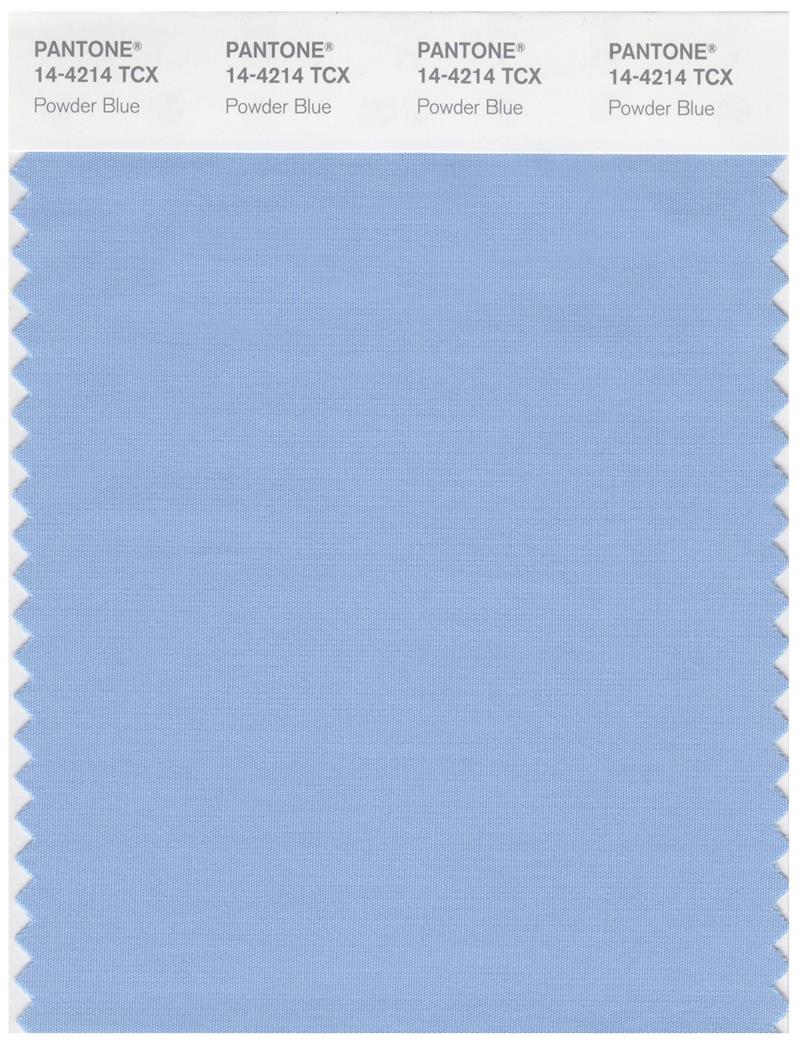 Pantone Smart 14-4214 TCX Color Swatch Card | Powder Blue 