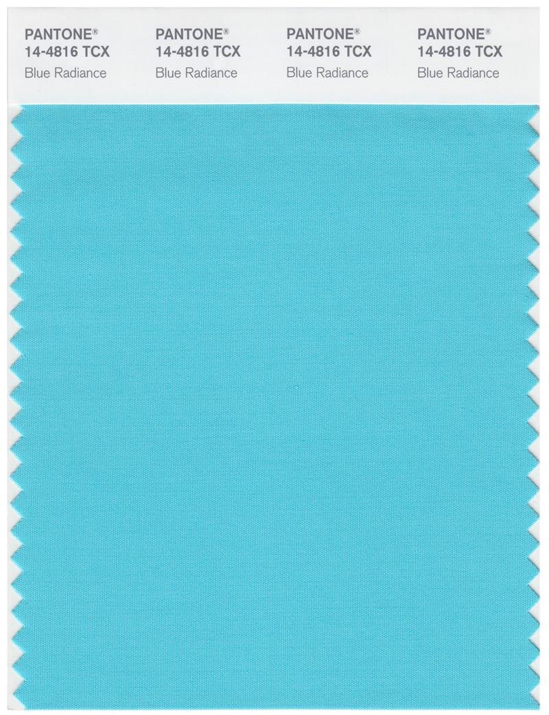 Pantone Smart 14-4816 TCX Color Swatch Card | Blue Radiance 