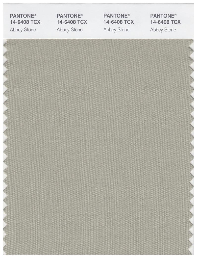 Pantone Smart 14-6408 TCX Color Swatch Card | Abbey Stone 