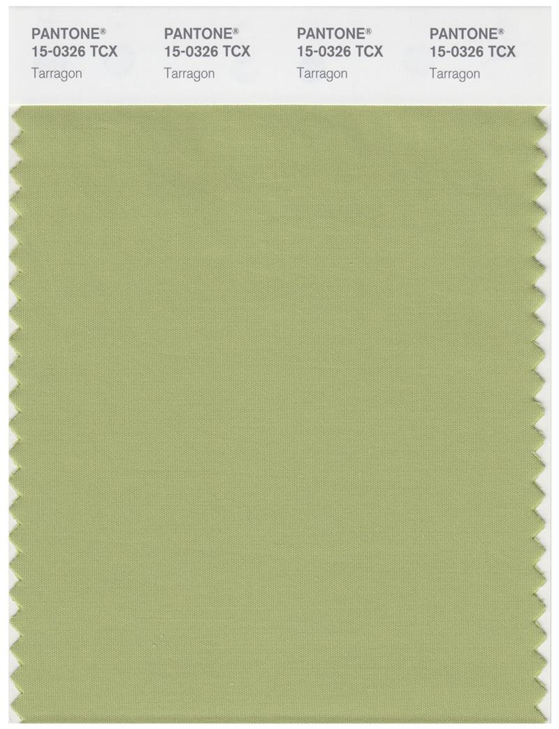 Pantone Smart 15-0326 TCX Color Swatch Card | Tarragon 