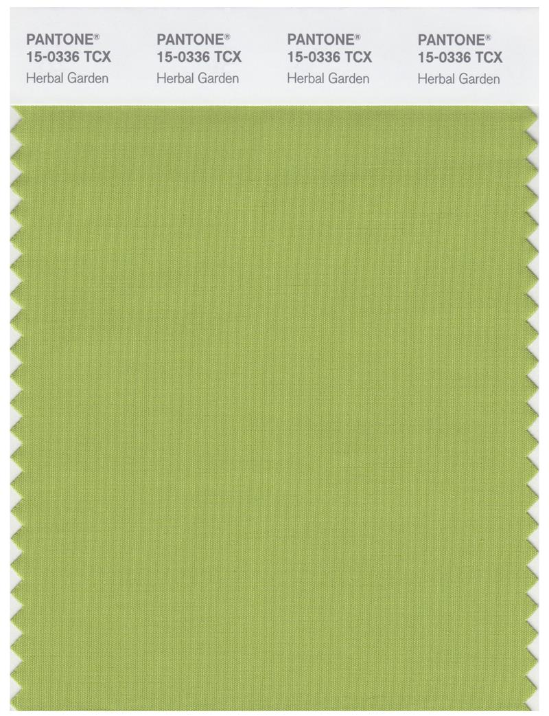 Pantone Smart 15-0336 TCX Color Swatch Card | Herbal Garden 