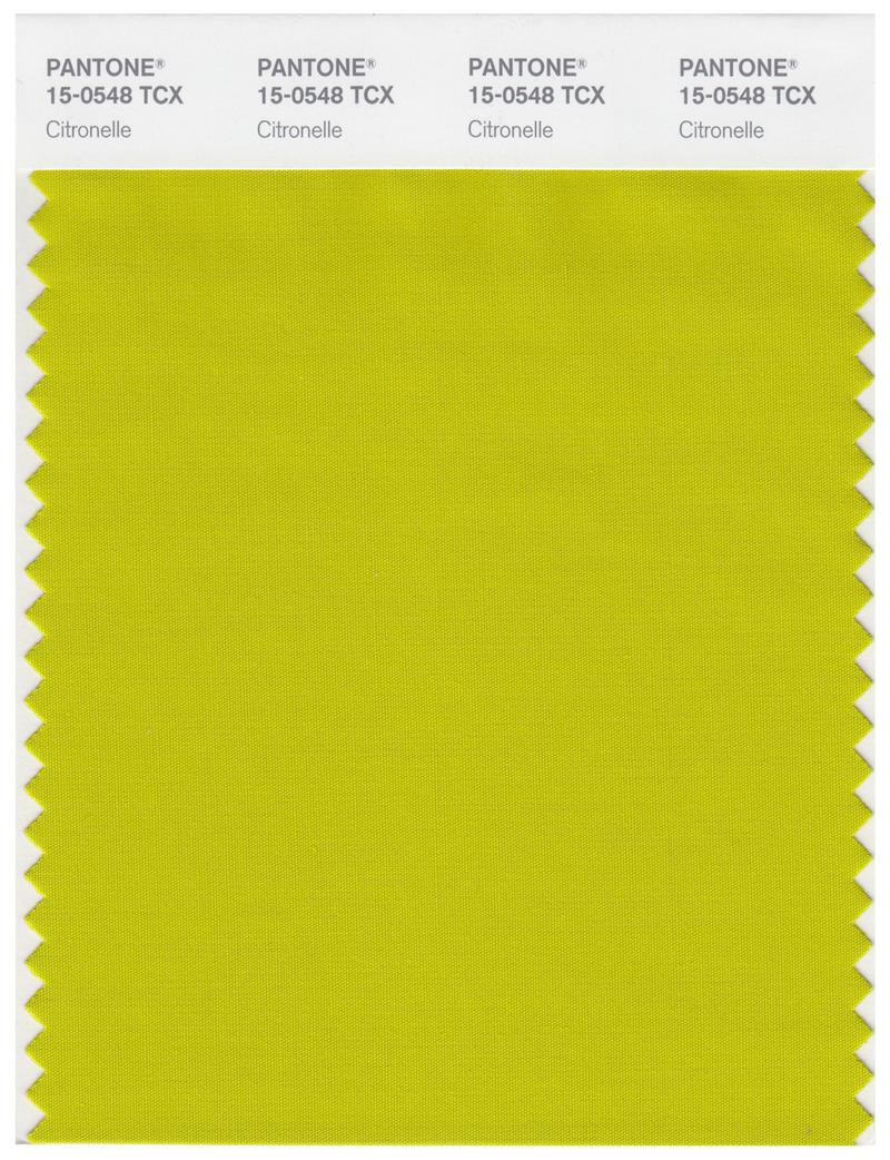 Pantone Smart 15-0548 TCX Color Swatch Card | Citronelle 