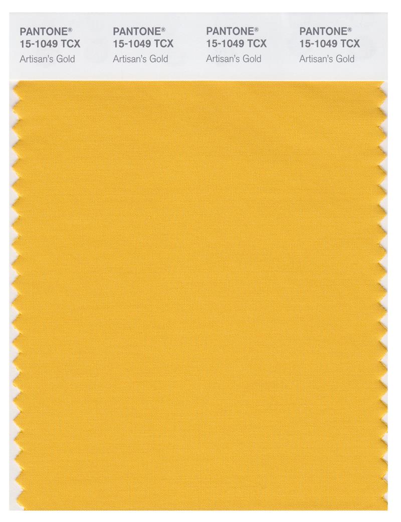 Pantone Smart 15-1049 TCX Color Swatch Card | Artisan's Gold 