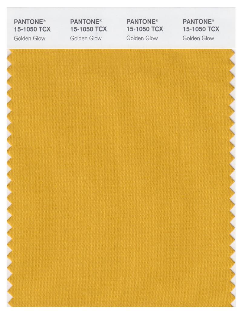 Pantone Smart 15-1050 TCX Color Swatch Card | Golden Glow 