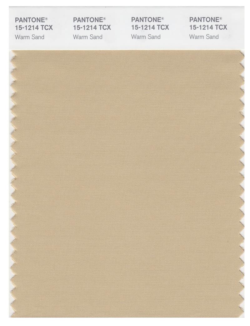 Pantone Smart 15-1214 TCX Color Swatch Card | Warm Sand 