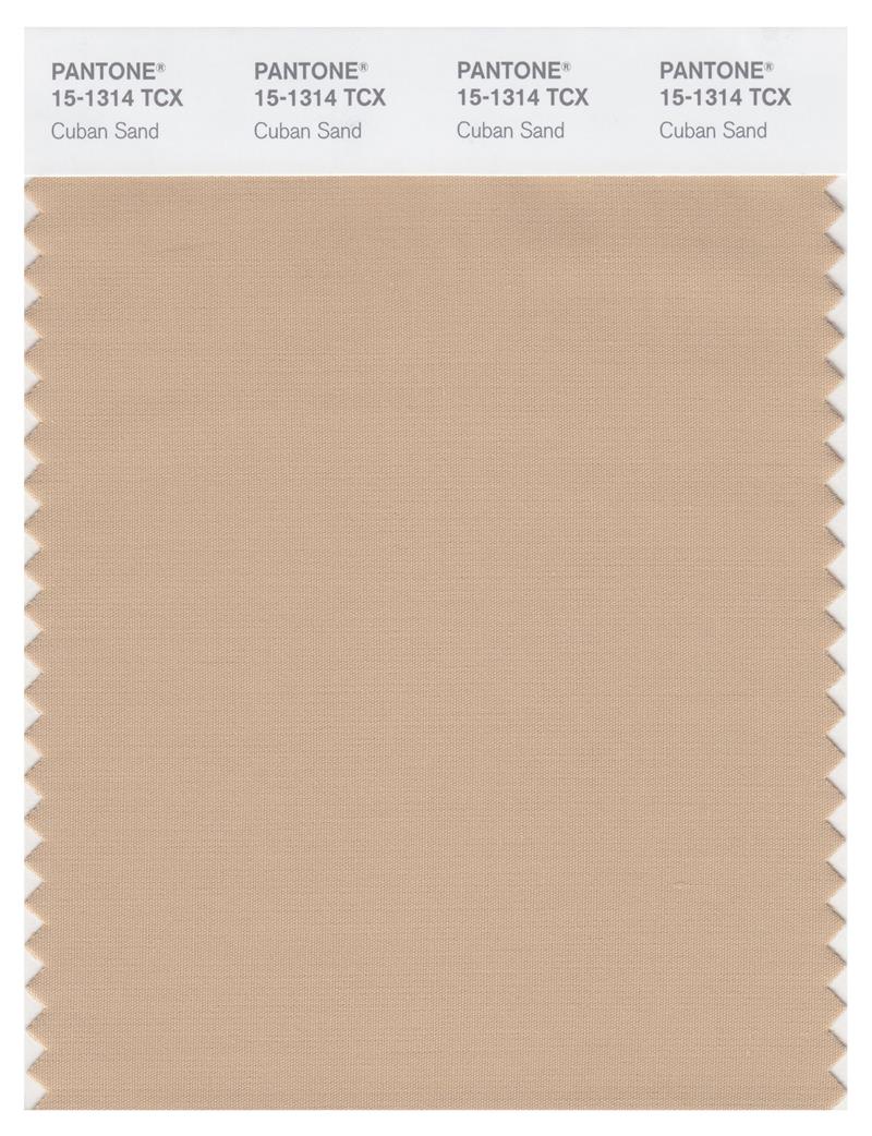 Pantone Smart 15-1314 TCX Color Swatch Card | Cuban Sand 