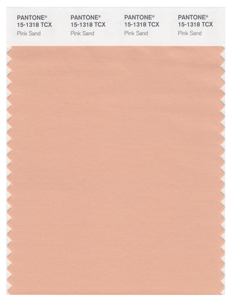 Pantone Smart 15-1318 TCX Color Swatch Card | Pink Sand 