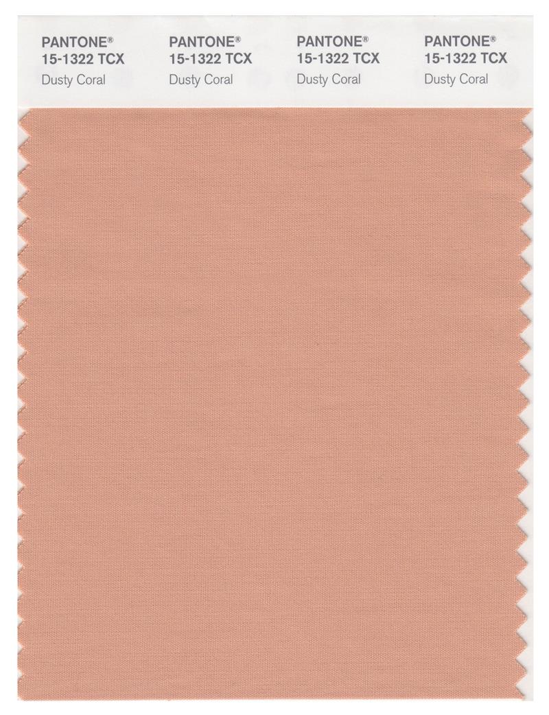 Pantone Smart 15-1322 TCX Color Swatch Card | Dusty Coral 