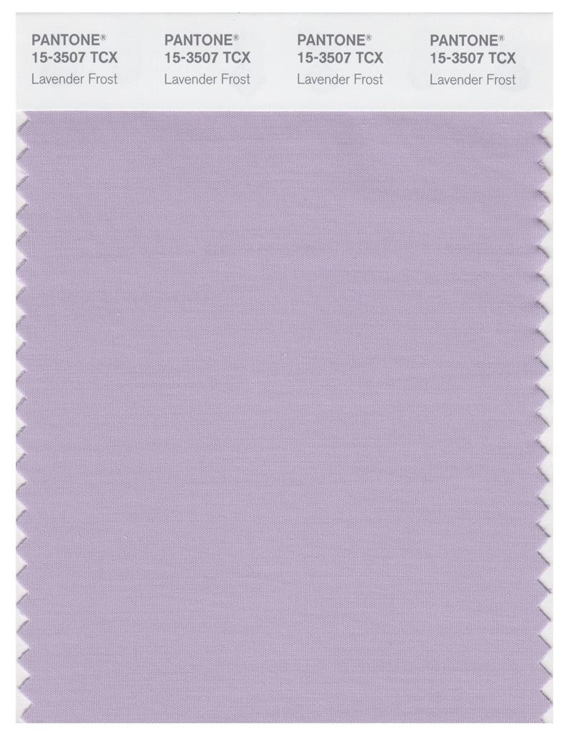 Pantone Smart 15-3507 TCX Color Swatch Card | Lavender Frost 