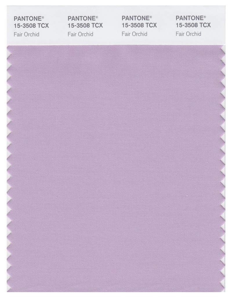 Pantone Smart 15-3508 TCX Color Swatch Card | Fair Orchid 