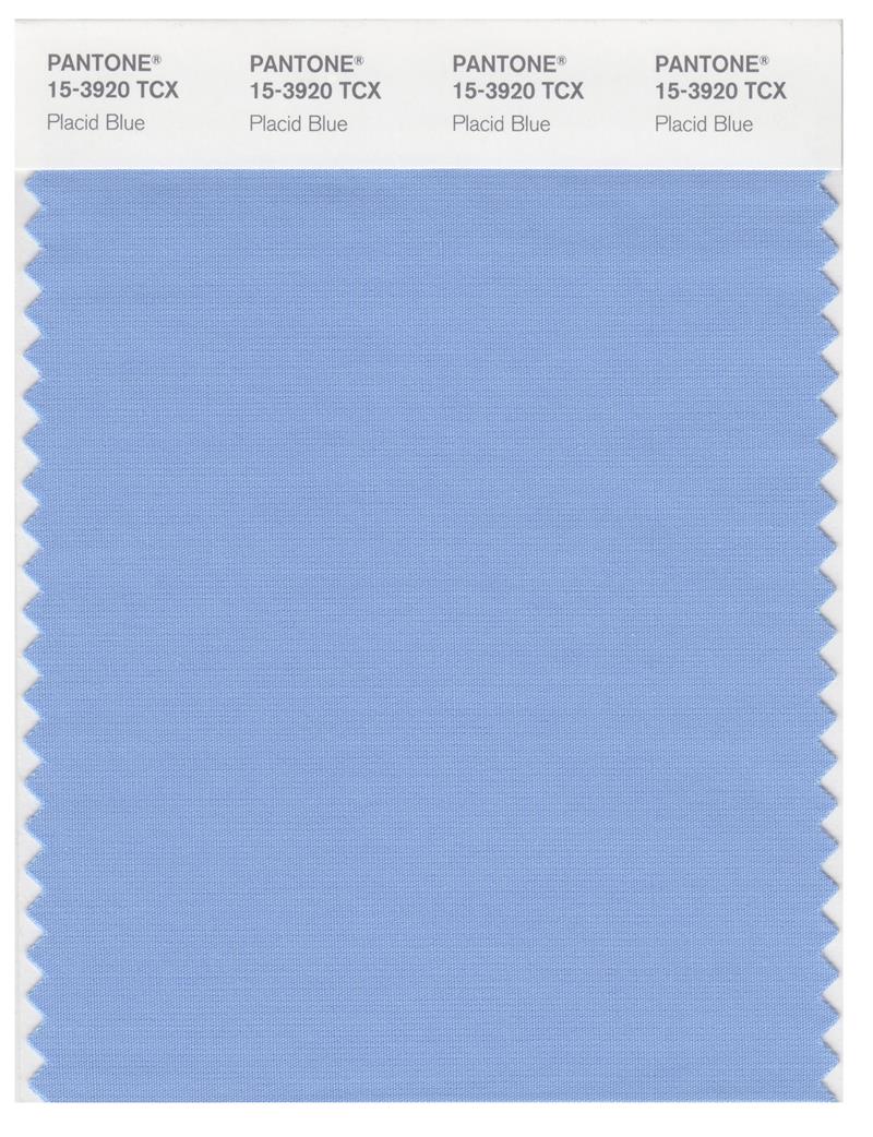 Pantone Smart 15-3920 TCX Color Swatch Card | Placid Blue 