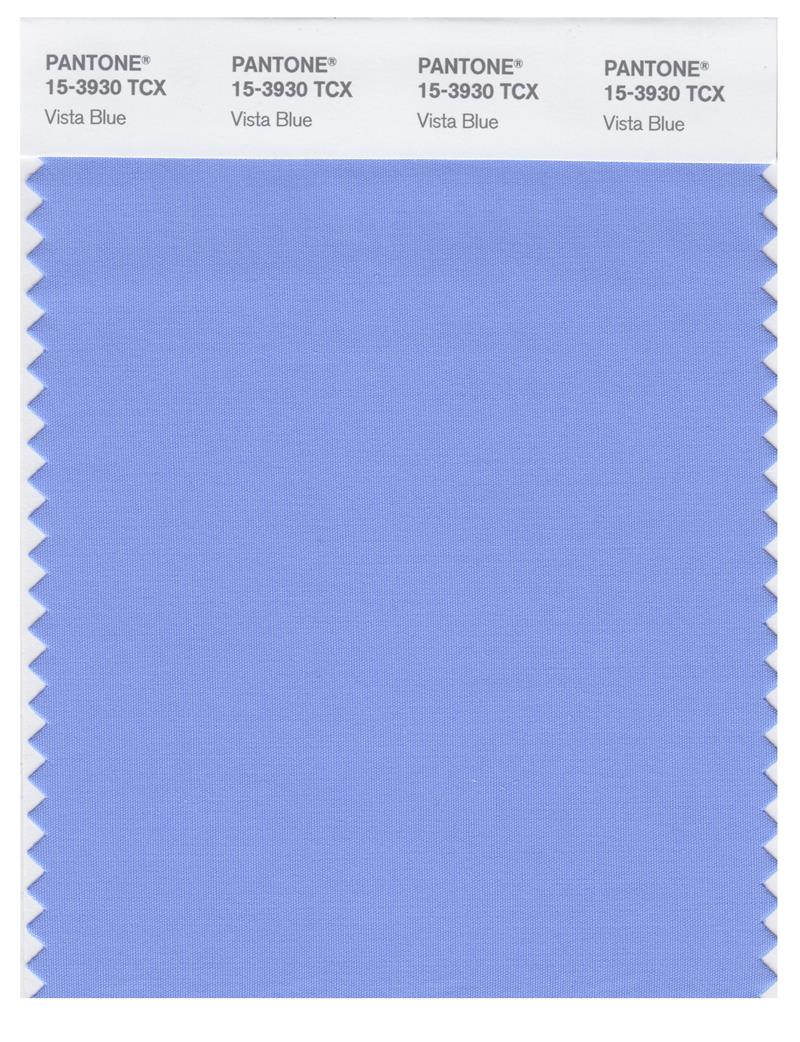 Pantone Smart 15-3930 TCX Color Swatch Card | Vista Blue 