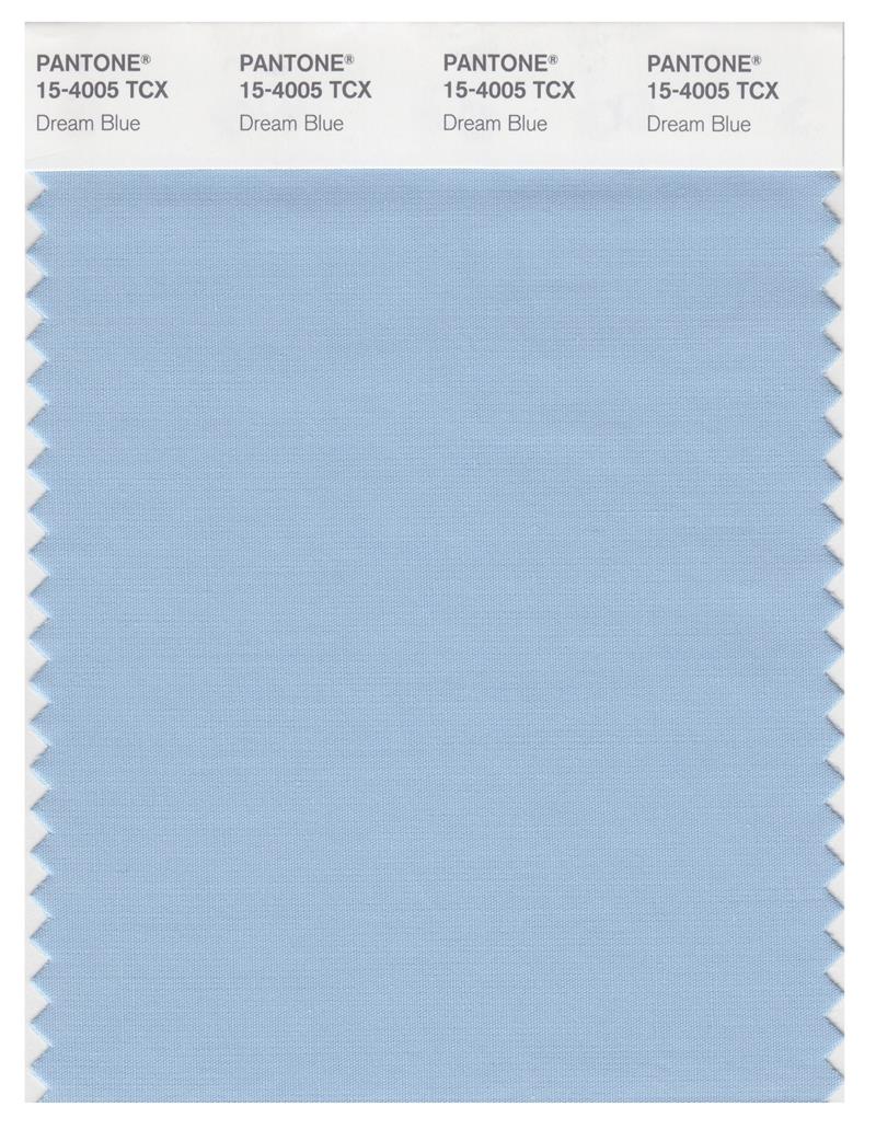 Pantone Smart 15-4005 TCX Color Swatch Card | Dream Blue 