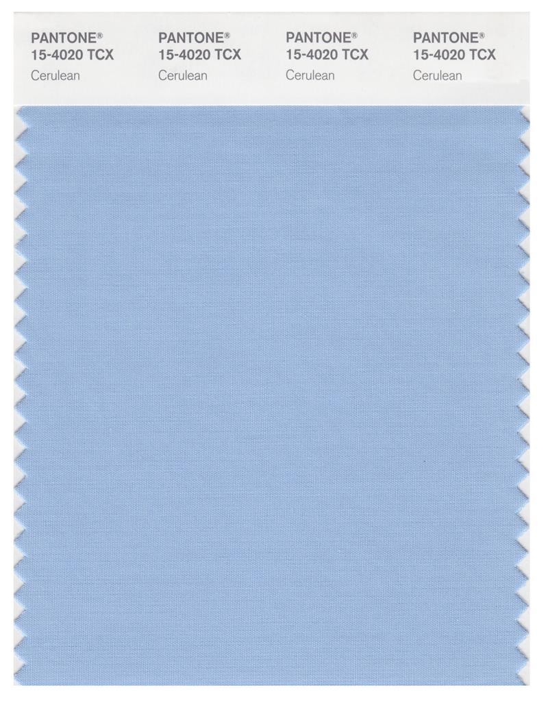 Pantone Smart 15-4020 TCX Color Swatch Card | Cerulean 