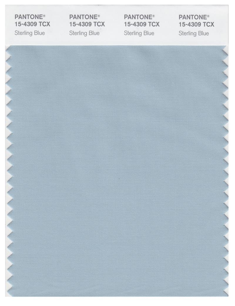 Pantone Smart 15-4309 TCX Color Swatch Card | Sterling Blue 