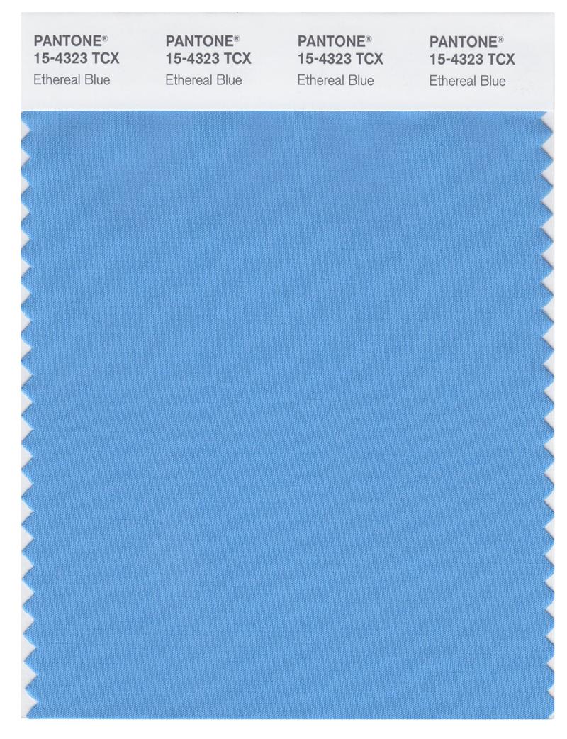 Pantone Smart 15-4323 TCX Color Swatch Card | Ethereal Blue 