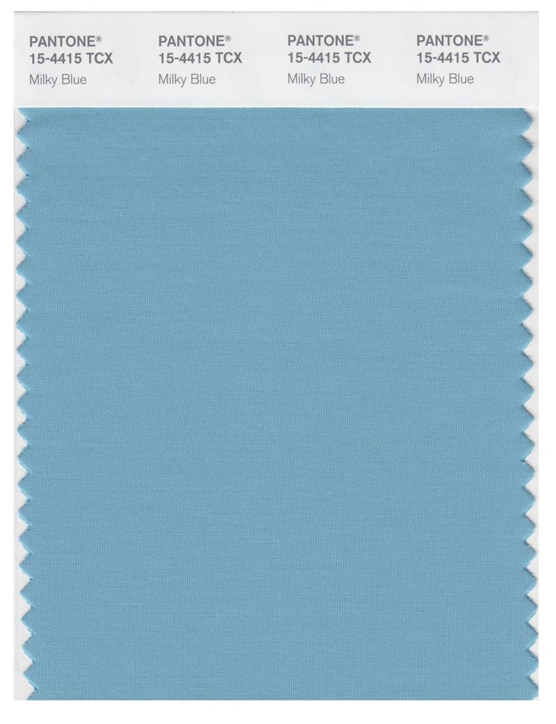 Pantone Smart 15-4415 TCX Color Swatch Card | Milky Blue 