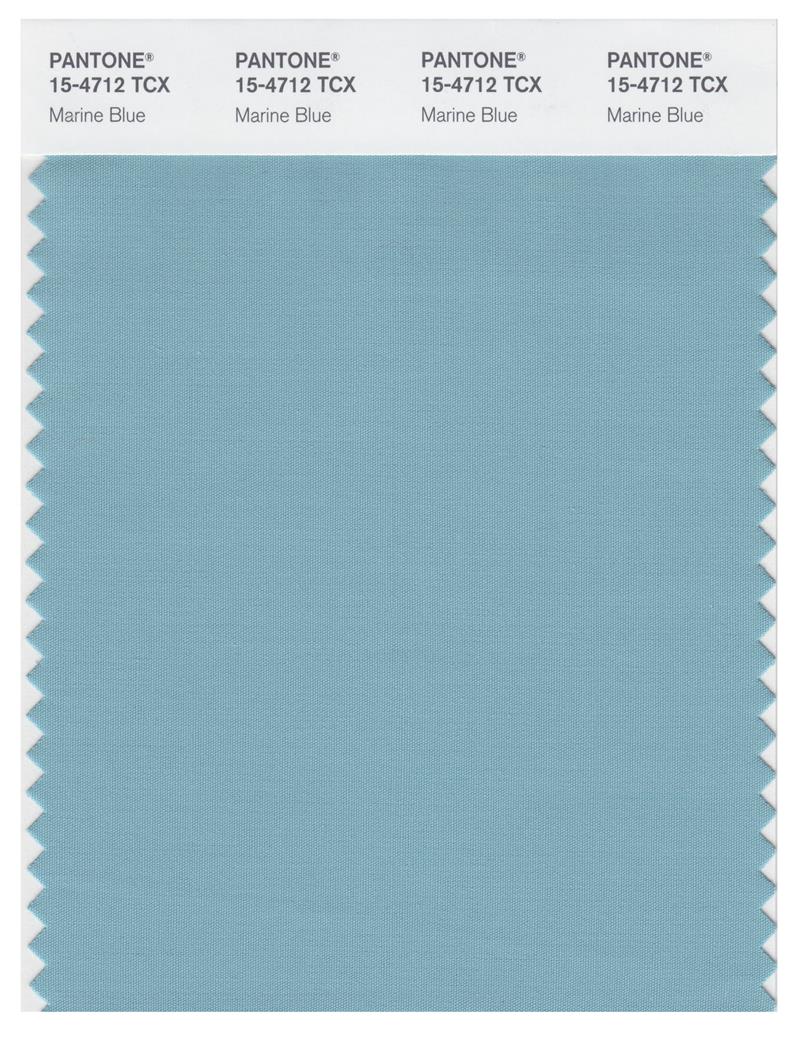 Pantone Smart 15-4712 TCX Color Swatch Card | Marine Blue 