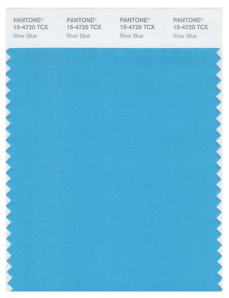 Pantone Smart 15-4720 TCX Color Swatch Card | River Blue 