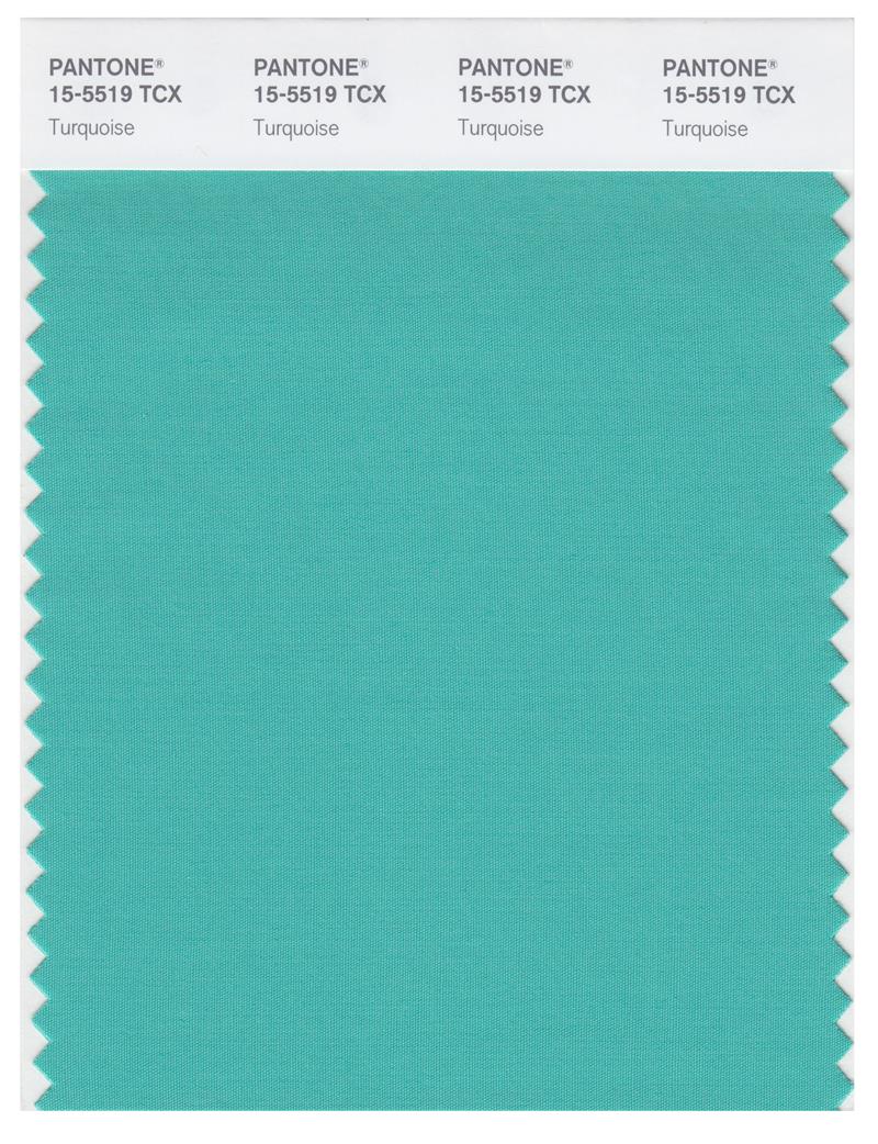 Pantone Smart 15-5519 TCX Color Swatch Card | Turquoise 