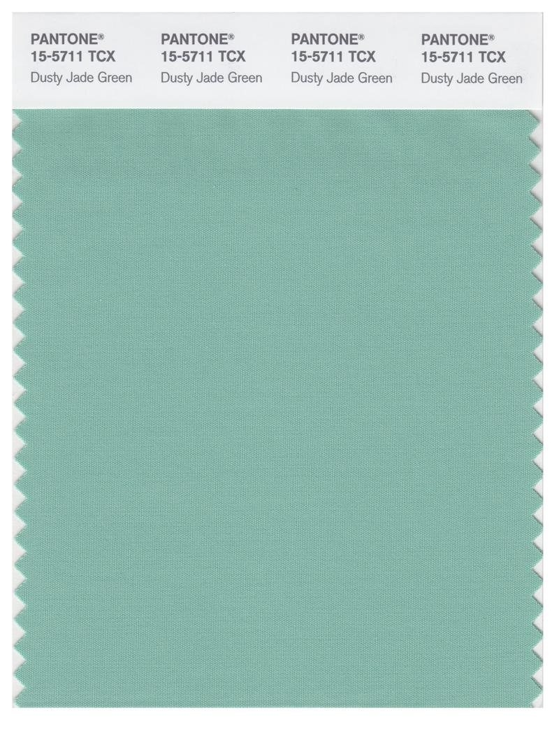 Pantone Smart 15-5711 TCX Color Swatch Card | Dusty Jade Green 