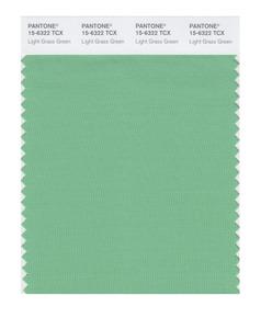 Pantone Smart 15-6322 TCX Color Swatch Card | Light Grass Green 