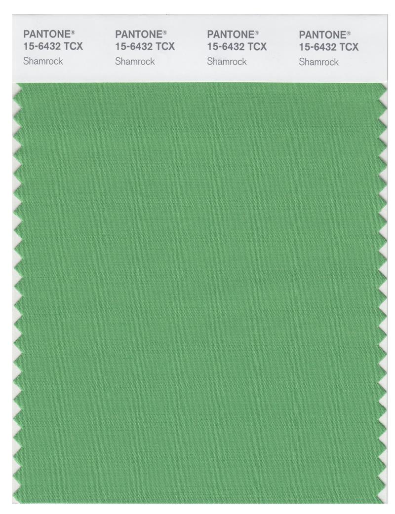 Pantone Smart 15-6432 TCX Color Swatch Card | Shamrock 