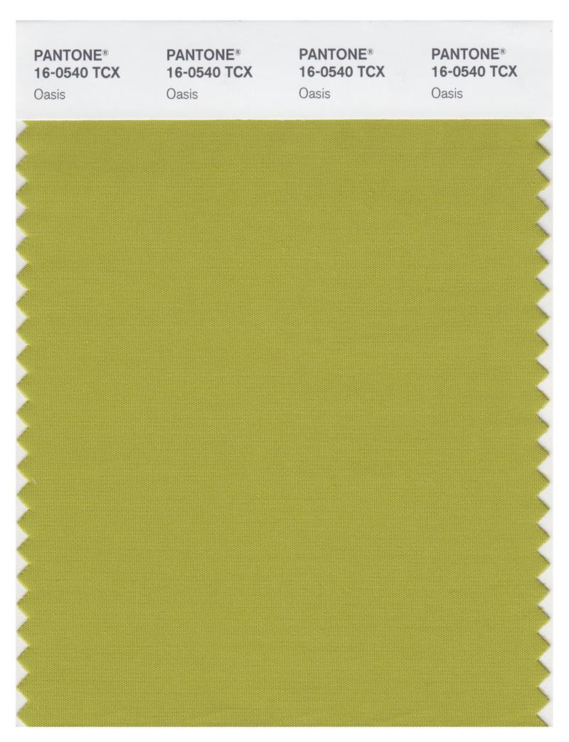 Pantone Smart 16-0540 TCX Color Swatch Card | Oasis 