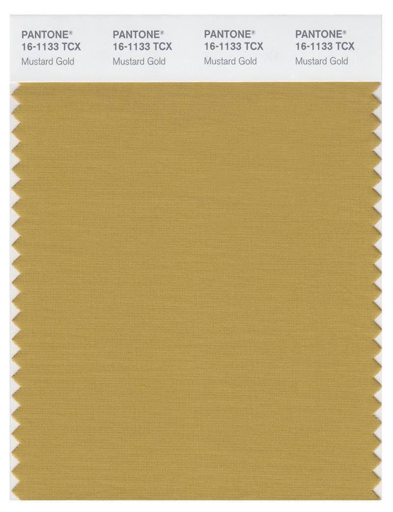 Pantone Smart 16-1133 TCX Color Swatch Card | Mustard Gold 