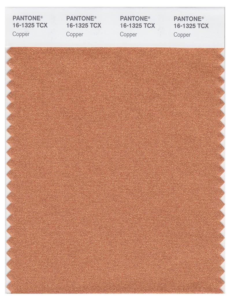 Pantone Smart 16-1325 TCX Color Swatch Card | Copper 