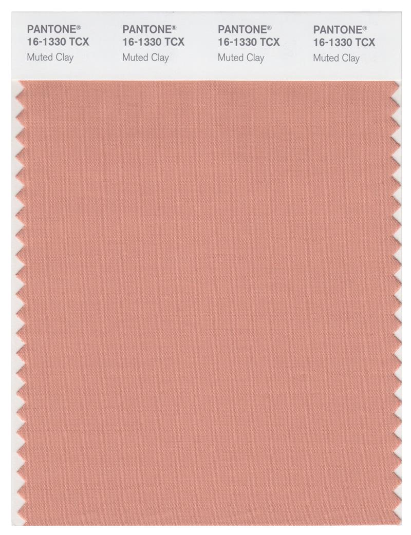 Pantone Smart 16-1330 TCX Color Swatch Card  | Muted Clay 