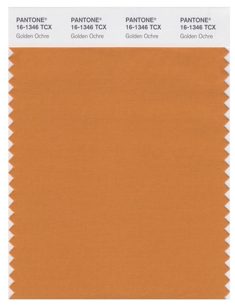 Pantone Smart 16-1346 TCX Color Swatch Card | Golden Ochre 