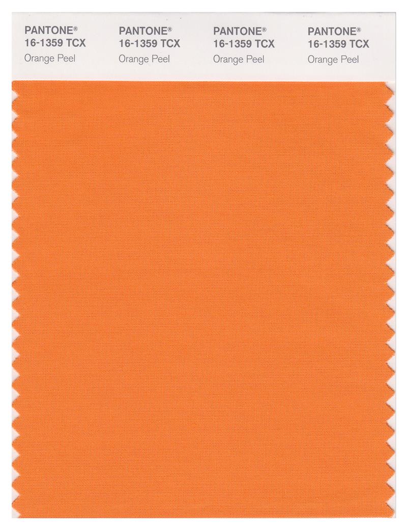 Pantone Smart 16-1359 TCX Color Swatch Card | Orange Peel 