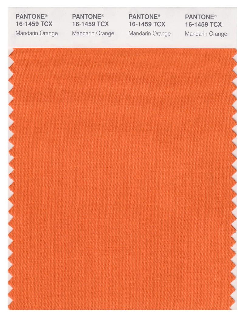 Pantone Smart 16-1459 TCX Color Swatch Card | Mandarin Orange 