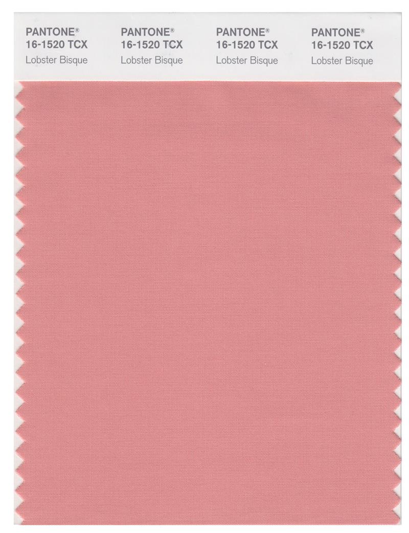 Pantone Smart 16-1520 TCX Color Swatch Card | Lobster Bisque 